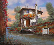 Tramonto Sul Lago Painting by Guido Borelli Tramonto Sul Lago Painting by Guido Borelli
