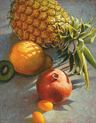 Tropical Fruit Painting by Mia Tavonatti