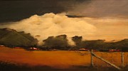 Tumbling Clouds Painting by Diane Strain