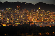 Twinkling city lights Photograph by Brenda Kean