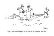 Two Angels Speak To Each Other In A Baseball Drawing by Zachary Kanin