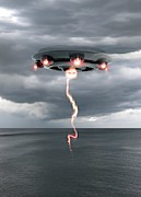 Ufo Above The Water Photograph by Science Photo Library