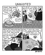 Uninvited Drawing by Kate Beaton