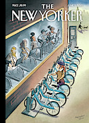Urban Cycles Painting by Marcellus Hall