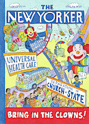 Bring In The Clowns #1 Painting by Roz Chast