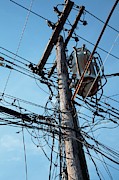 Utility Pole Photograph by Science Photo Library