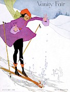 Vanity Fair Cover Featuring A Woman Photograph by Ethel Rundquist