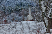 Vermont church steeple Photograph by Jeff Folger