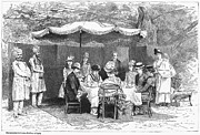Victoria And Family, 1887 Painting by Granger Victoria And Family, 1887 Painting by Granger