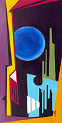 View from Battery Park Painting by JVan     