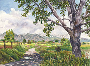 View from Stearns Lake Painting by Anne Gifford View from Stearns Lake Painting by Anne Gifford