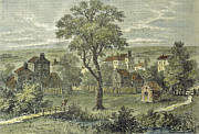 View Of Marylebone, From The Site Of The Present Wigmore Street Colour Engraving Photograph by English School
