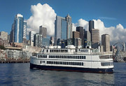 View of the Seattle Waterfront Photograph by Cathy Anderson