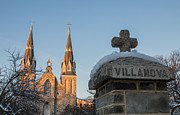 Villanova Wall and Chapel Photograph by Photographic Arts And Design Studio