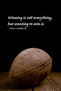 Vince Lombardi on Winning Photograph by Edward Fielding