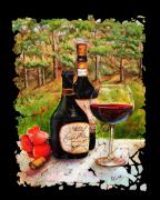 Vino Painting by Lena Owens