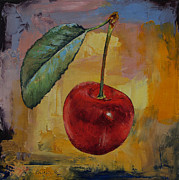 Vintage Cherry Painting by Michael Creese