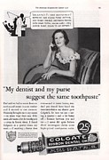 Vintage Colgate Toothpaste Ad Photograph by Georgia Clare Vintage Colgate Toothpaste Ad Photograph by Georgia Clare