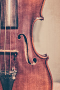 Vintage Violin Portrait 2 Photograph by Kadwell Enz