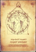 Vitruvian Gandalf Digital Art by HELGE Art Gallery