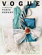 Vogue Cover Featuring Various Accessories Photograph by Richard Rutledge