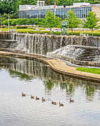 Volker Park Fountain Photograph by Kevin Anderson
