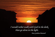 Walk with God Photograph by  Gene  Bleile Photography 