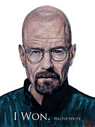 Walter White - I Won Painting by Tom Roderick