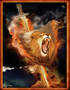 Warrior's Heart Painting by Jennifer Page