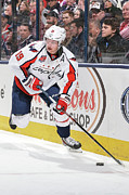 Washington Capitals V Columbus Blue Photograph by Jamie Sabau