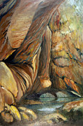 Water Under The Rocks Painting by Anthony Coulson