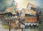 Waterfront Memories Painting by Anthony Coulson