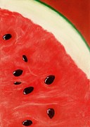 Watermelon Painting by Anastasiya Malakhova