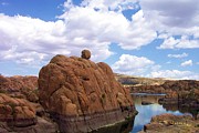 Watson Lake Red Rocks Photograph by R B Harper