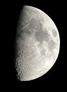 Waxing Half Moon Photograph by Science Photo Library