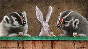 We Dont Need No Stinking Badgers... Painting by Will Bullas