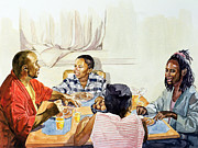Weekend Breakfast Painting by Colin Bootman