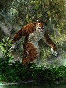 Weretiger Digital Art by Daniel Eskridge