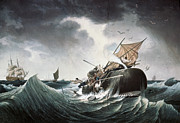 Peche du Cachalot, 1835 Painting by Granger