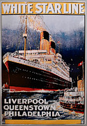 White Star Line Poster 1 Photograph by Richard Reeve White Star Line Poster 1 Photograph by Richard Reeve