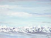 White Water Painting by Tamara Nelson