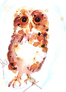 Whooo Me? Painting by Dawn Derman