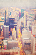 Windy City Lights - Chicago Photograph by Melanie Alexandra Price
