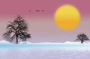 Winter Evening Photograph by Cathy Kovarik