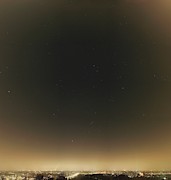 Winter Stars And Light Pollution Photograph by Science Photo Library