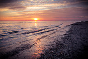 Winter Sunset At The Beach Photograph by Hannes Cmarits