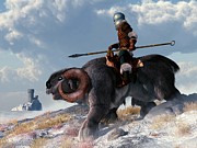 Winter Warrior Digital Art by Daniel Eskridge