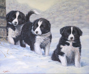 Winter Wonderland Painting by John Silver Winter Wonderland Painting by John Silver