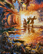 Women at the Tomb Painting by Graham Braddock