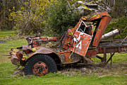 Wrecked Logging Truck Photograph by Ron Roberts